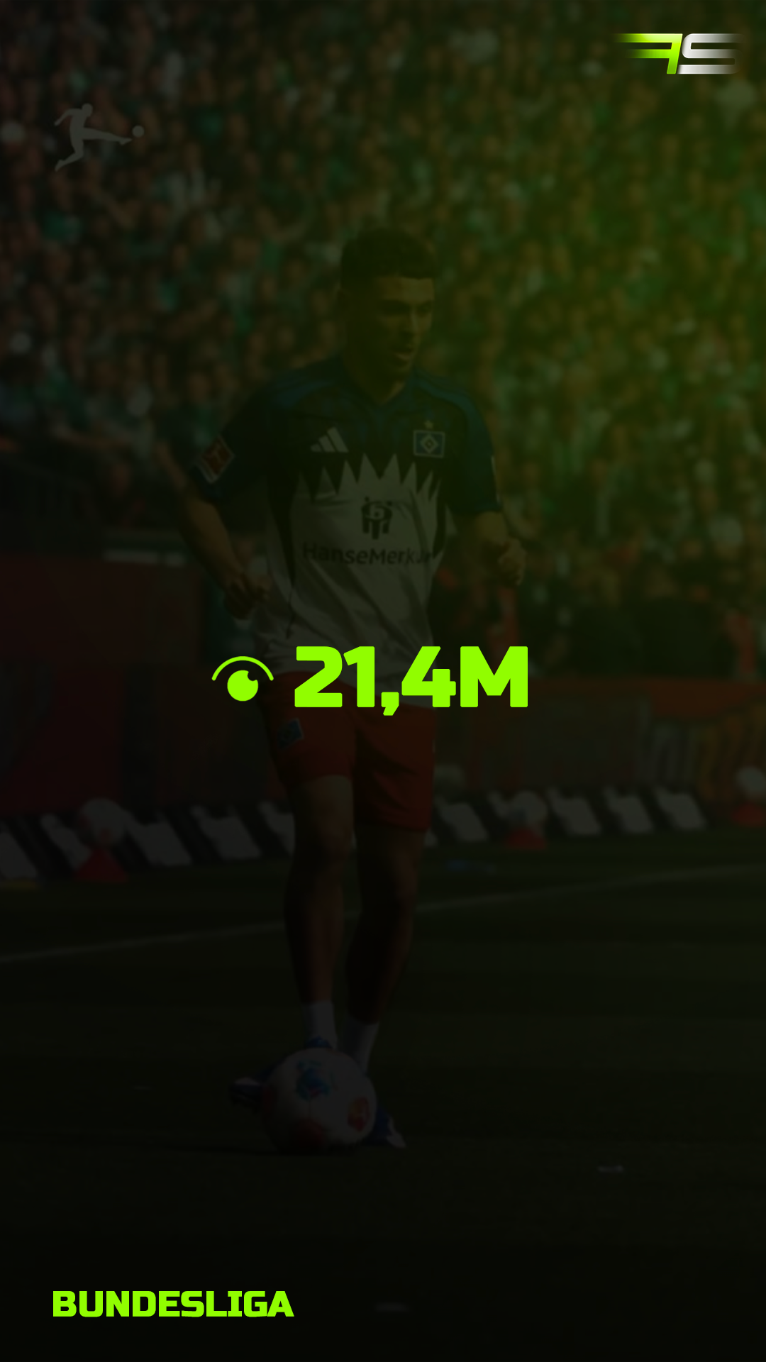 Bundesliga — 21.4M vues