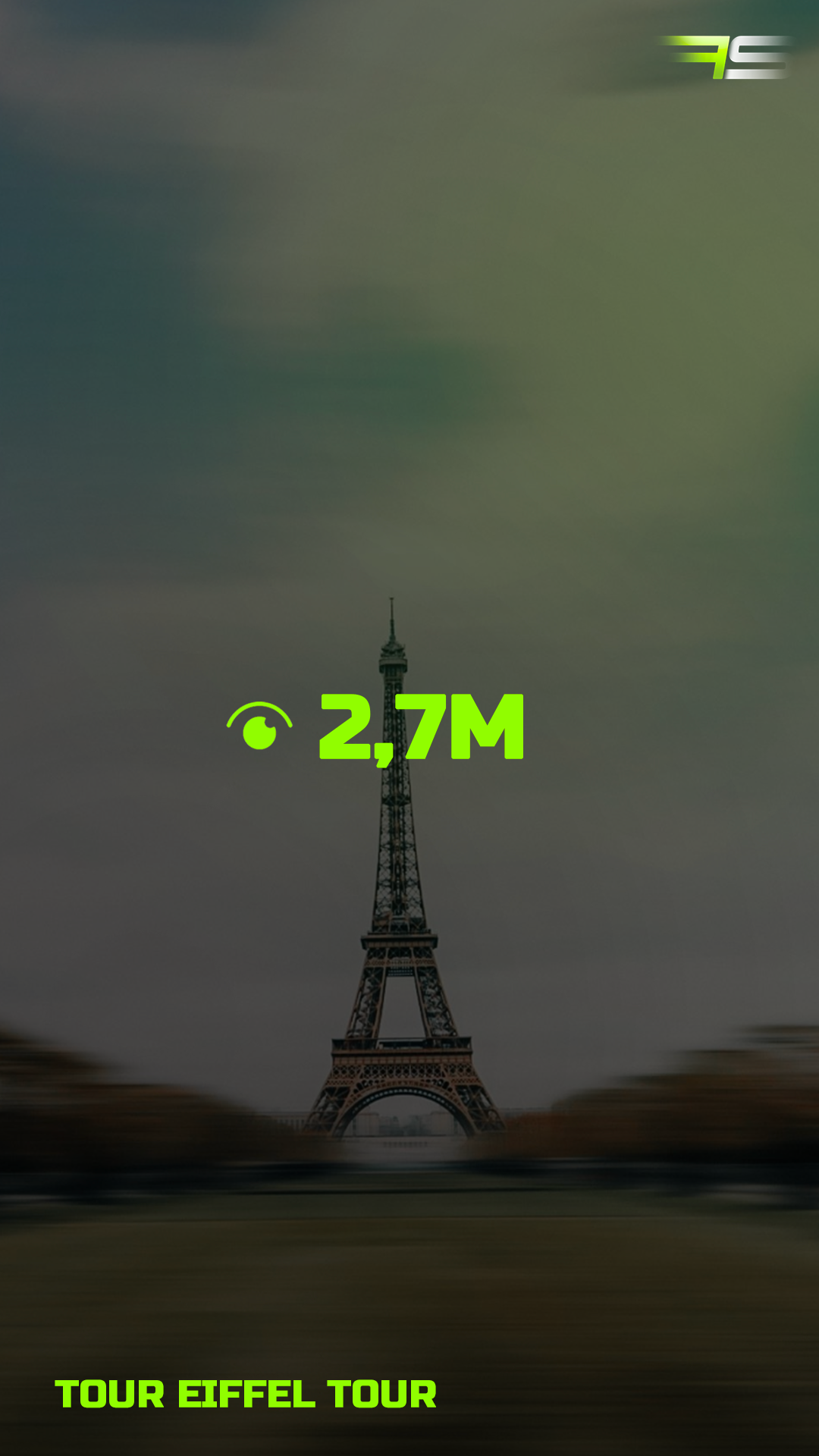 Tour Eiffel Tour — 2.7M vues